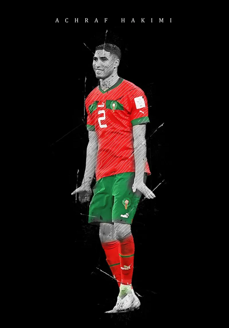 Achraf Hakimi pellicola backlit da tenten