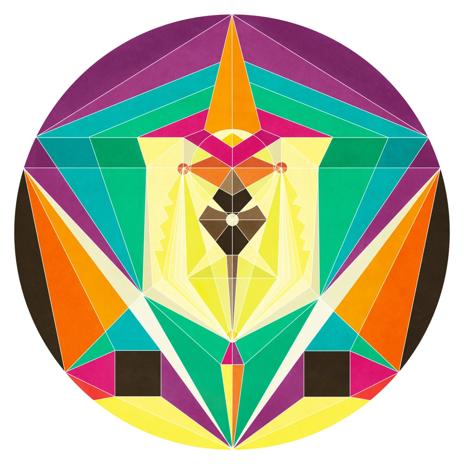 Ursa Maggiore poster con telaio in alluminio da lovely lines