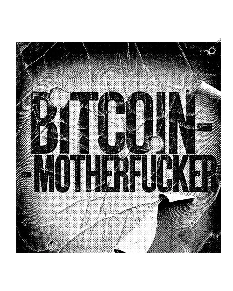 BTC_M*therfreaker tela con Cornice a cassetta da Crypto_Jungle