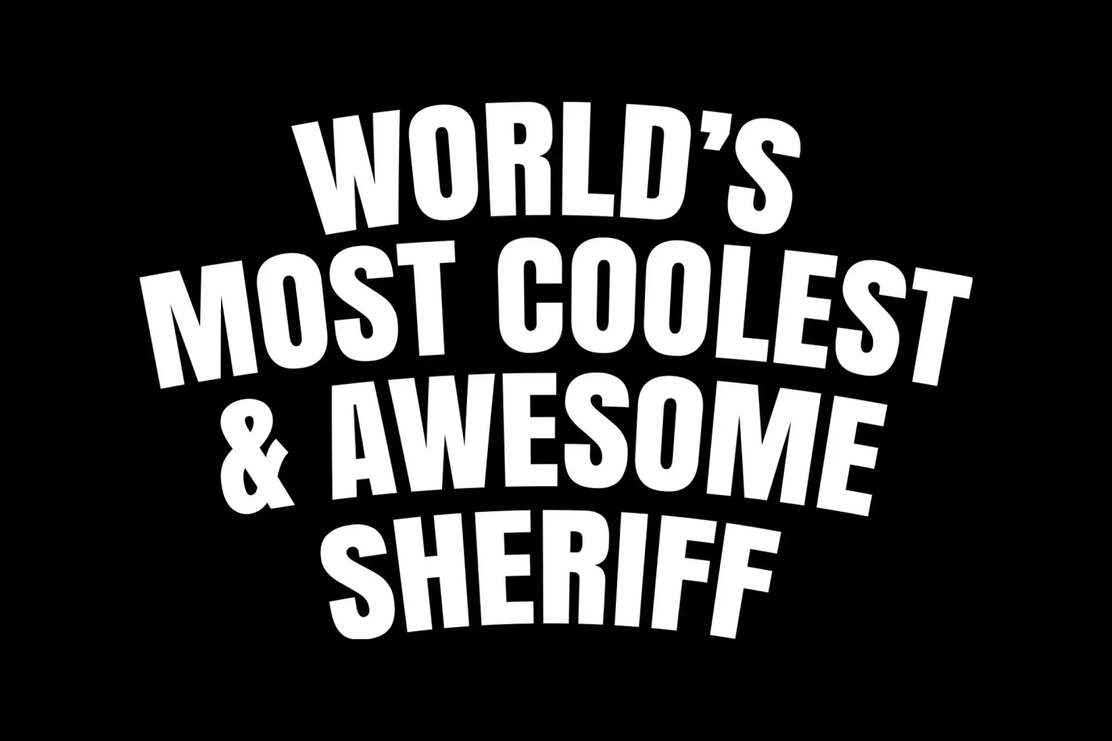 World's most coolest and awesome sheriff pellicola backlit da happieeagle