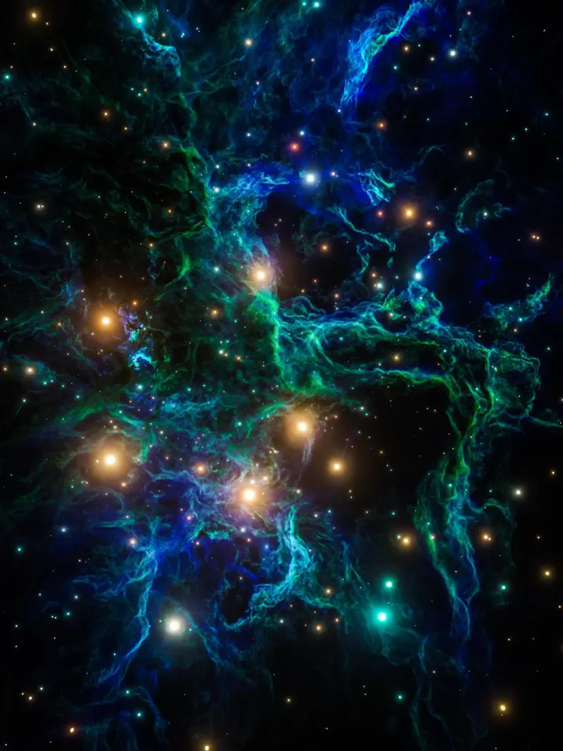 Celestique pellicola backlit da Stellar Dream Art