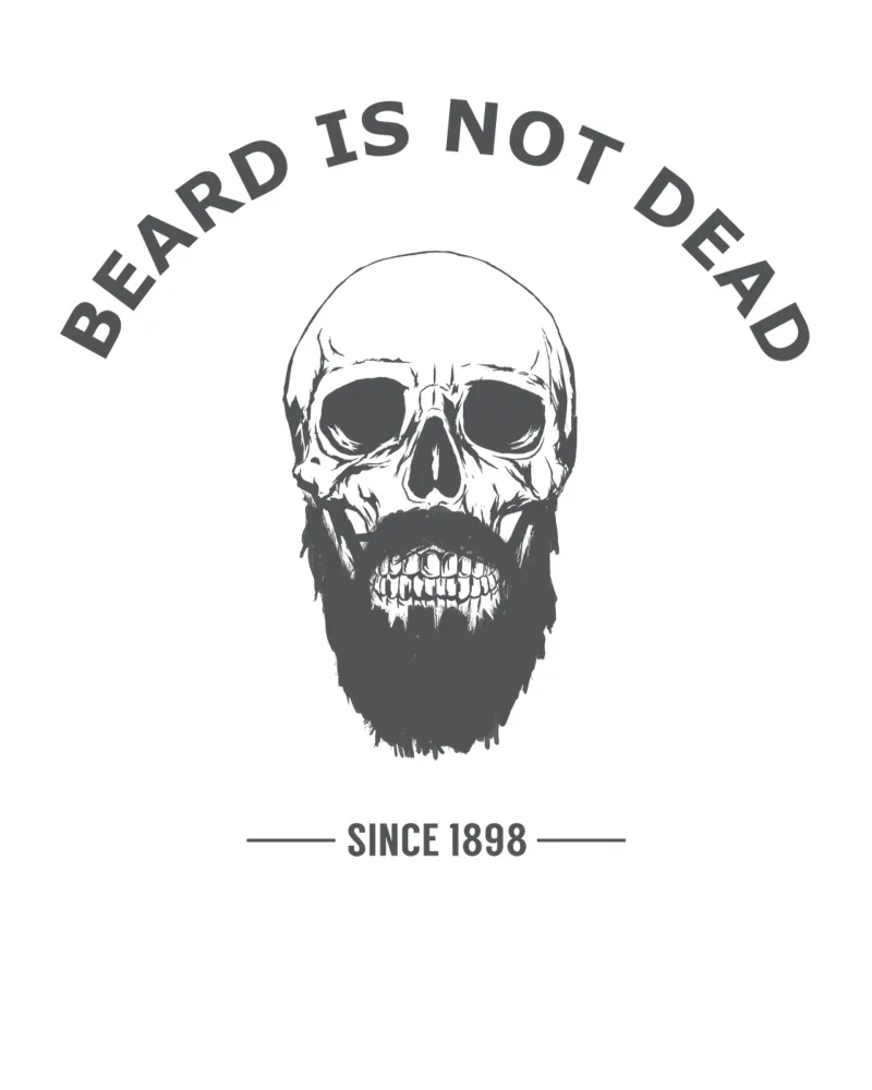 Bearded Skull pellicola backlit da Balazs Solti