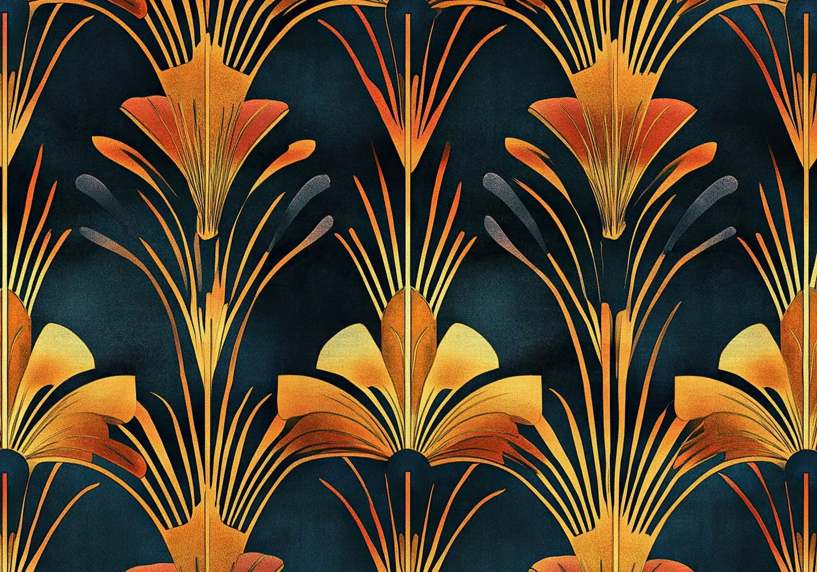 Art Deco "Angles of Ambition" pellicola backlit da Nikis Art Studio