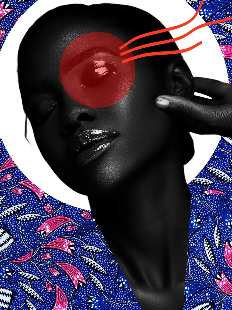 Afro Infinity pellicola backlit da Mathudace Créas