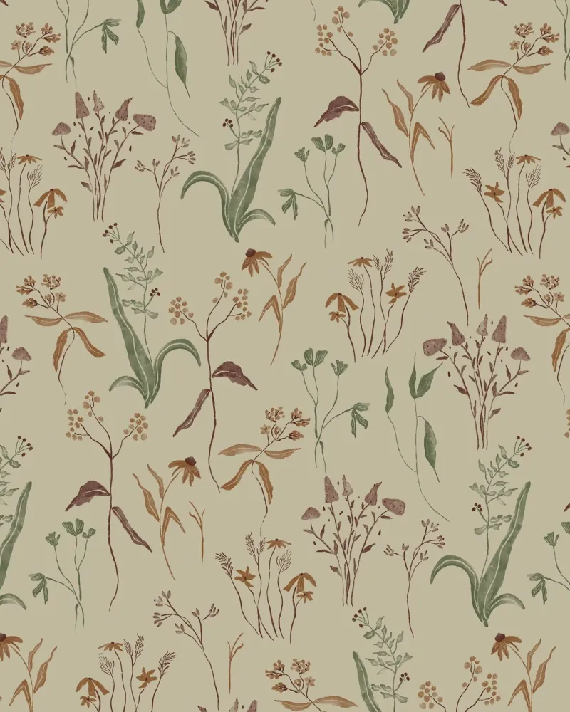 Natura calma poster con telaio in plastica da nicigabrieldesigns