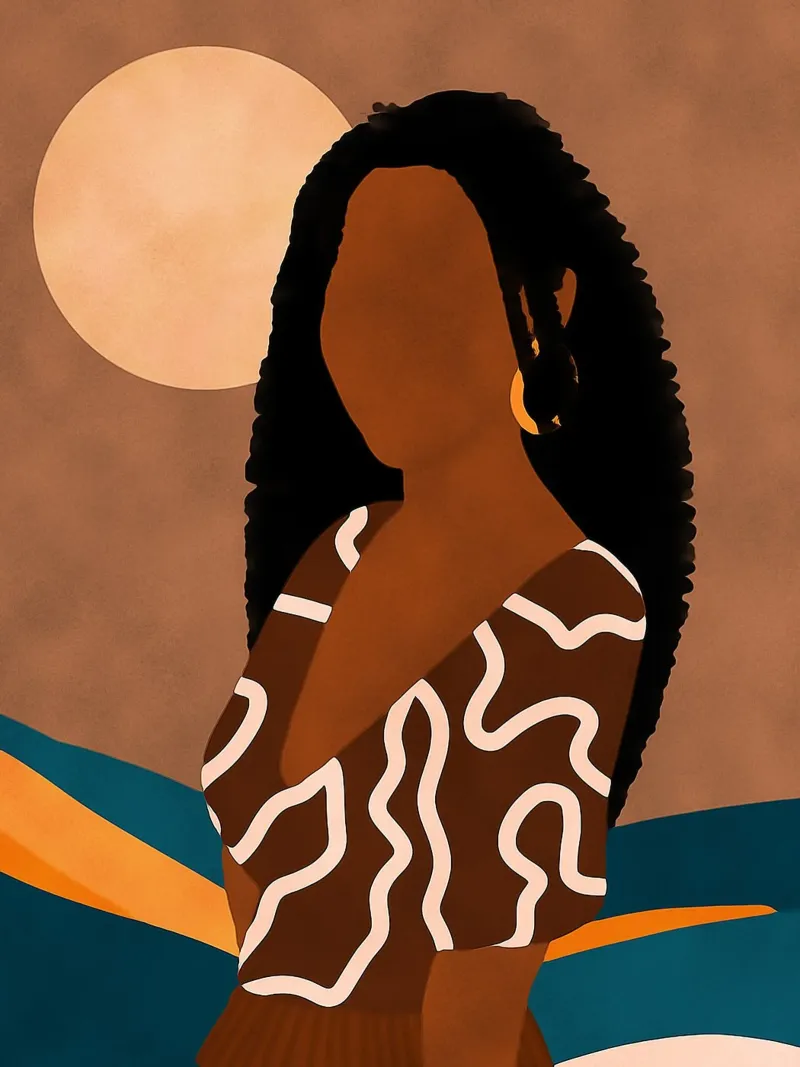Afro Sifa pellicola backlit da Mathudace Créas