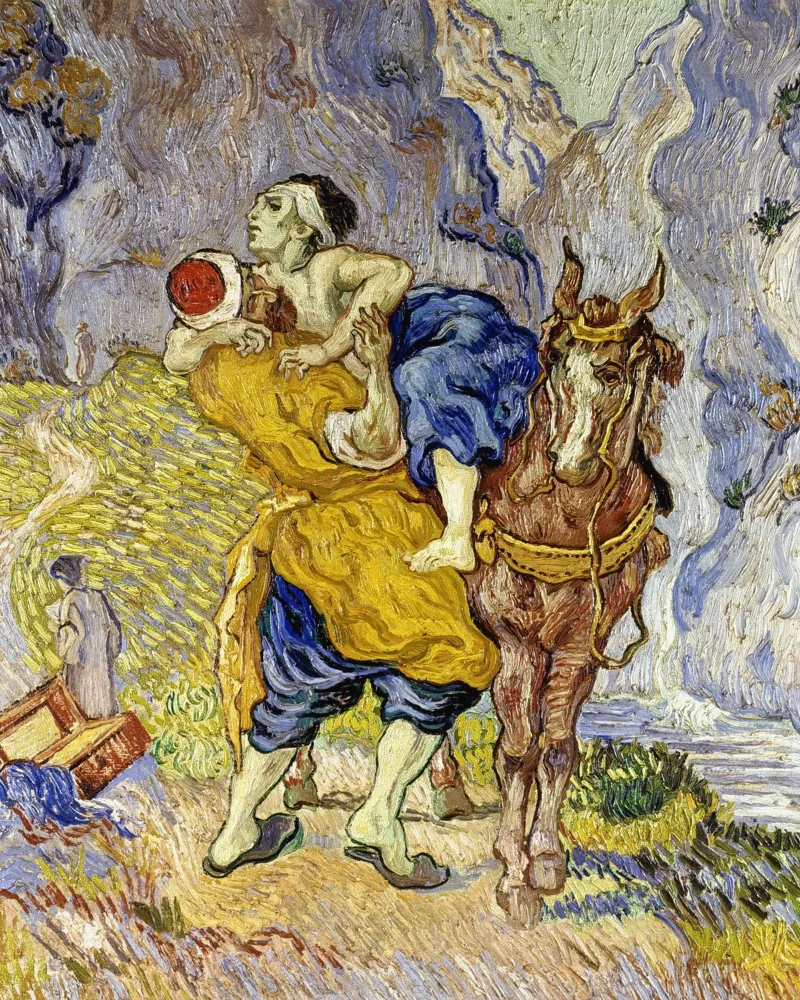 van Gogh - Il buon samaritano poster da ARTOTHEK