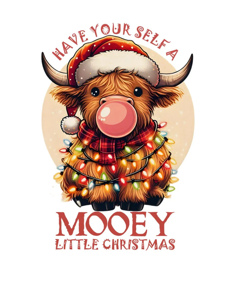 Have yourself a MOOEY little Christmas carta hahnemühle da edsonramosart