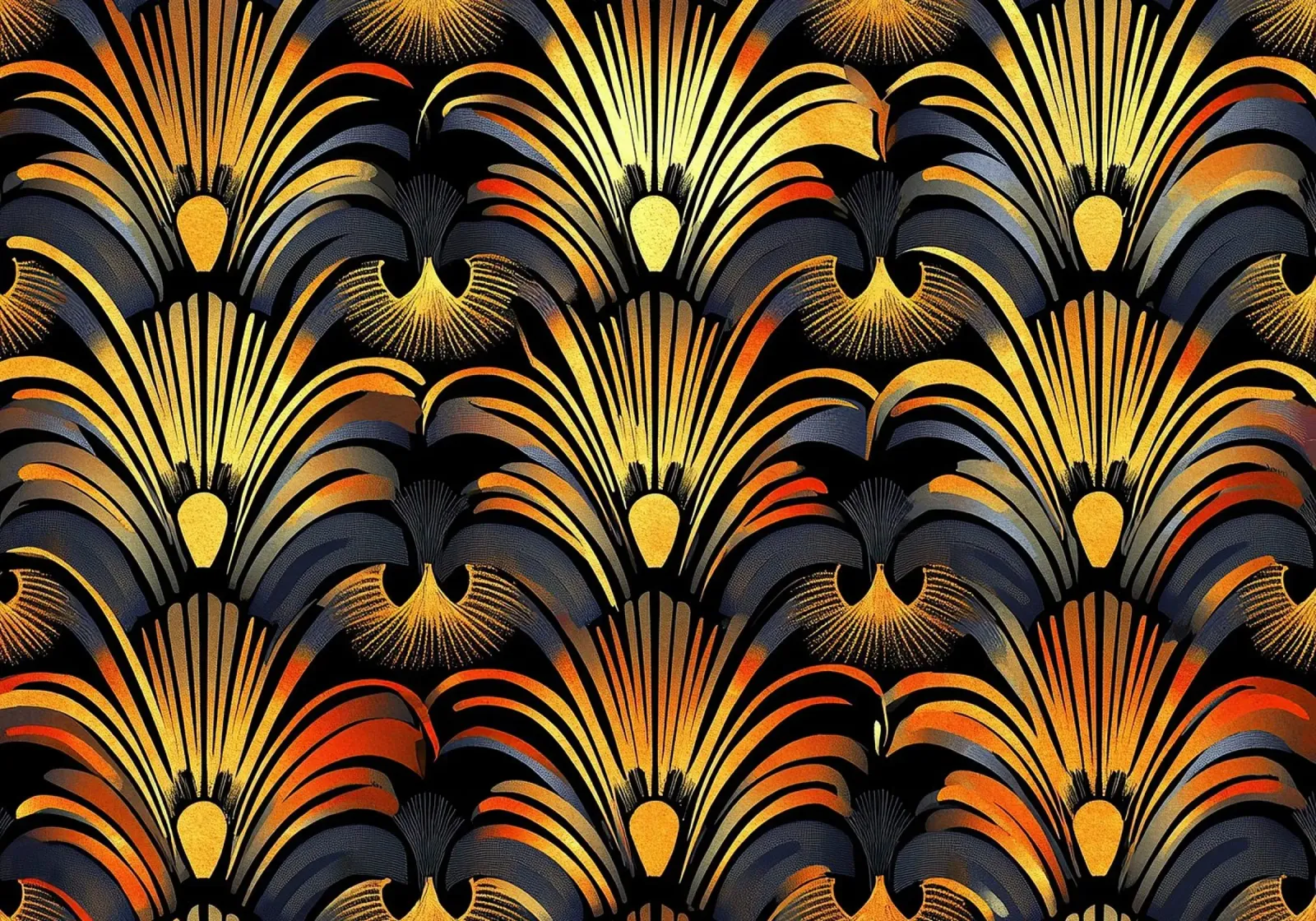 Art déco poster by Nikis Art Studio
