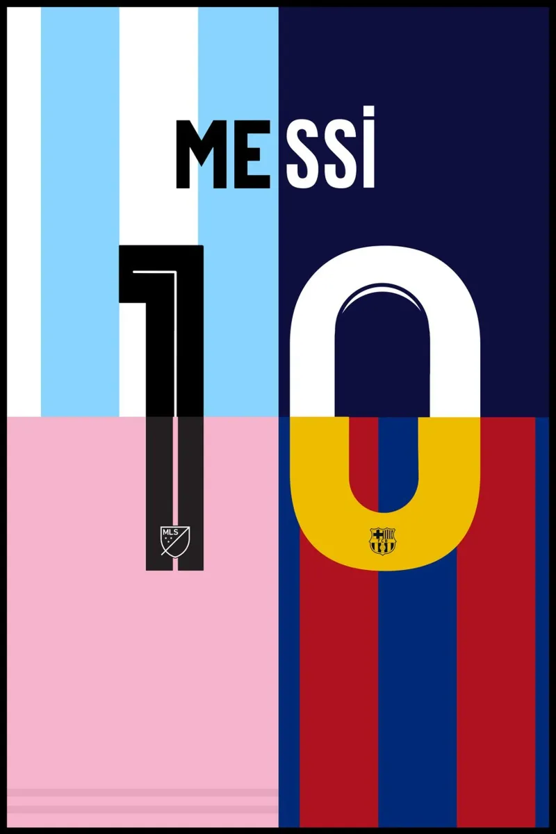 Lionel Messi - Jersey hahnemühle by athlete.art