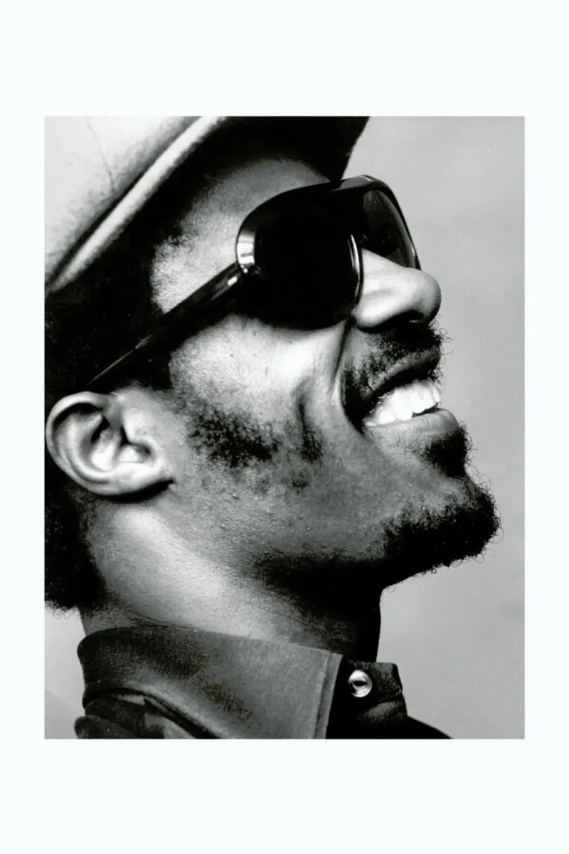 Stevie Wonder pellicola backlit da Gallery Print and Art Limited