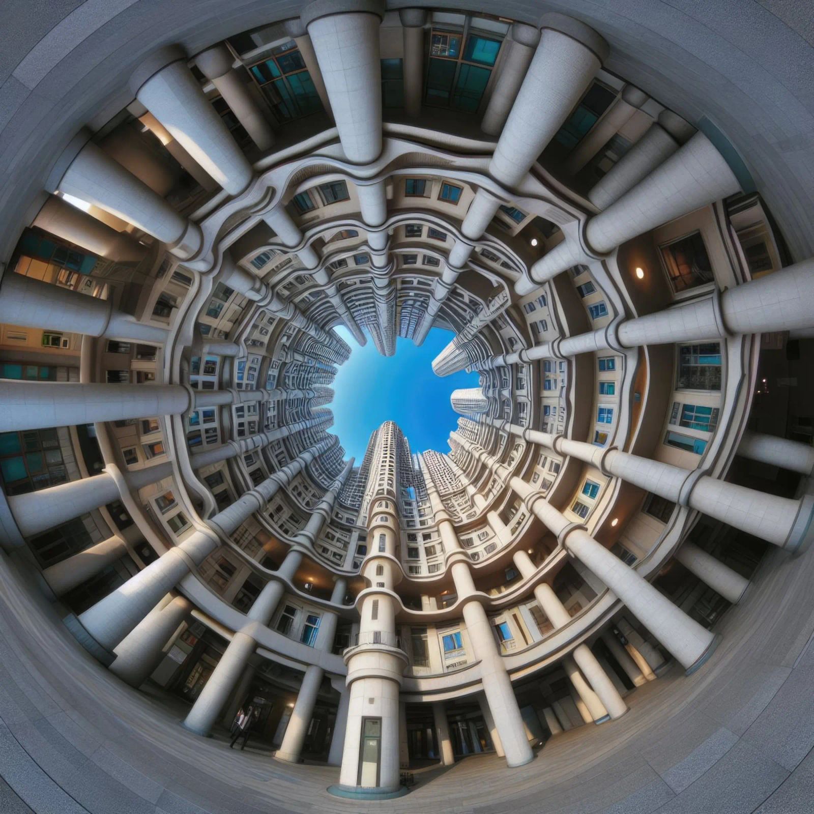 Sphere 024 - Circular Architectural Design pellicola backlit da Spheres