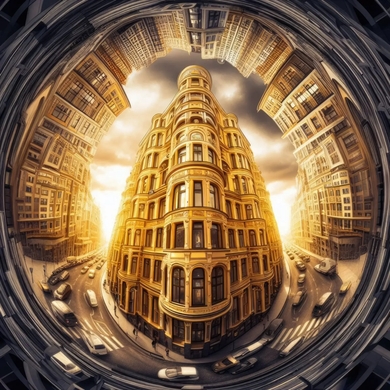Sphere 007 - Grand Urban Architecture pellicola backlit da Spheres
