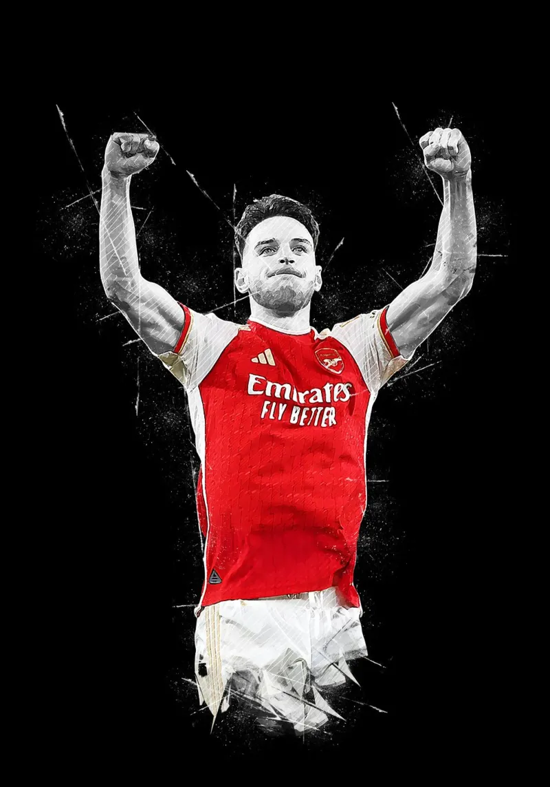 Declan Rice canvas by tenten