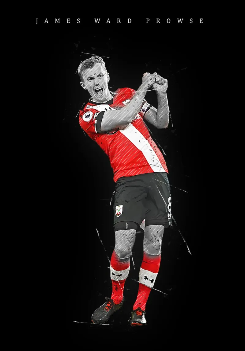 James Ward Prowse Southampton pellicola backlit da tenten