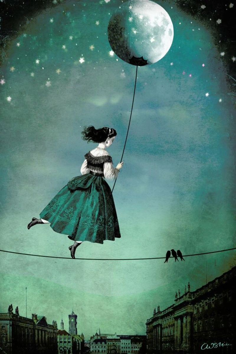 Moonwalk poster by Catrin Welz-Stein
