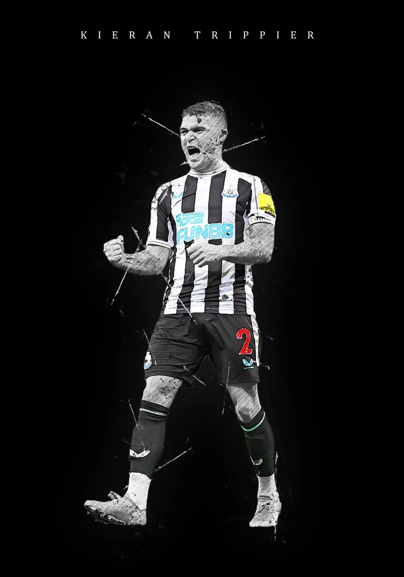 Kieran Trippier pellicola backlit da tenten
