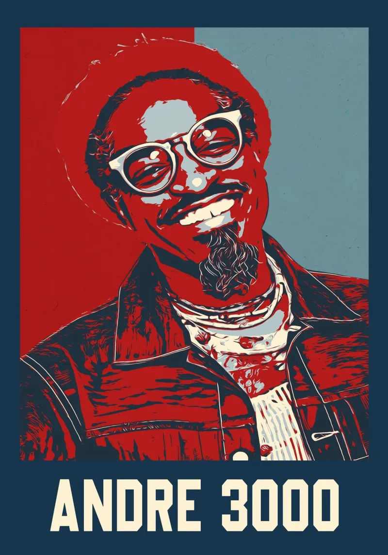 Andre 3000 pellicola backlit da HopeStudio