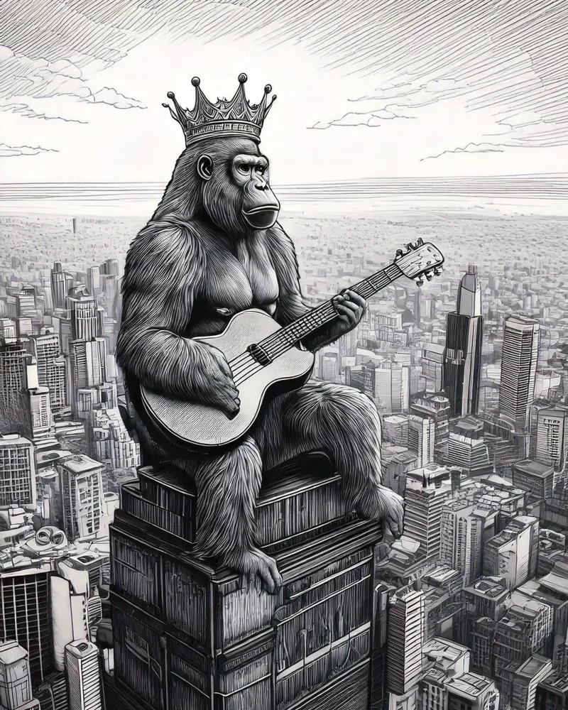 King Kong Spirit alluminio dibond da tylerstudio