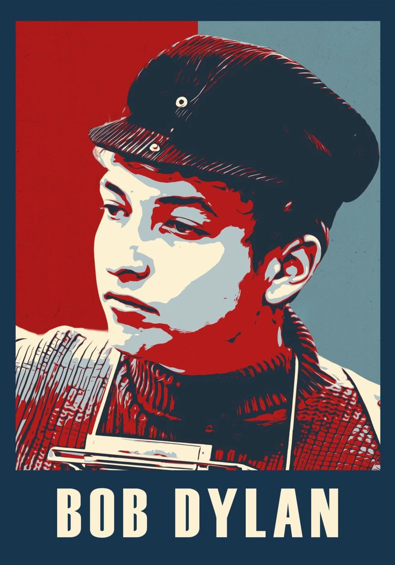 bob dylan poster van HopeStudio