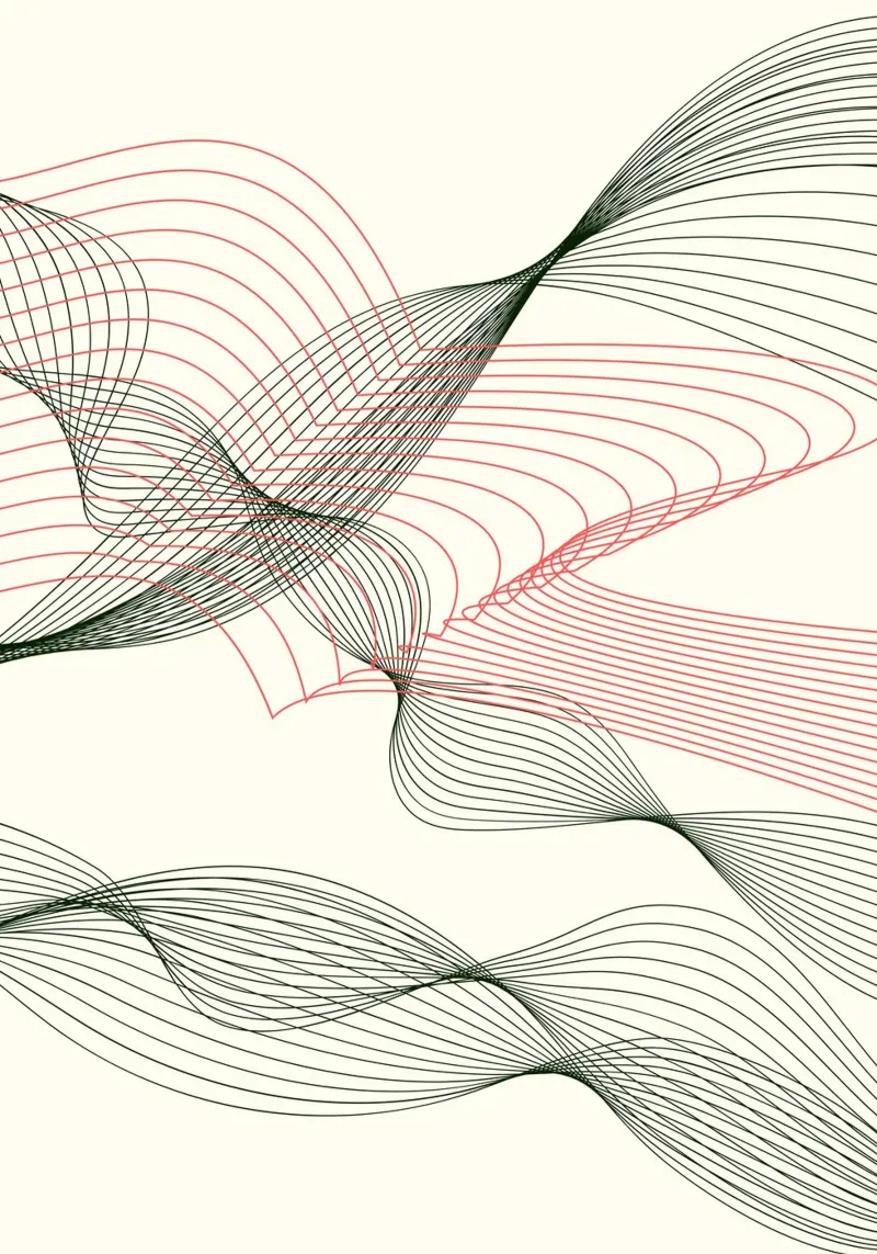 Hypnotic Flow  |  Captivating Contemporary Design pellicola backlit da PrintCessStudio