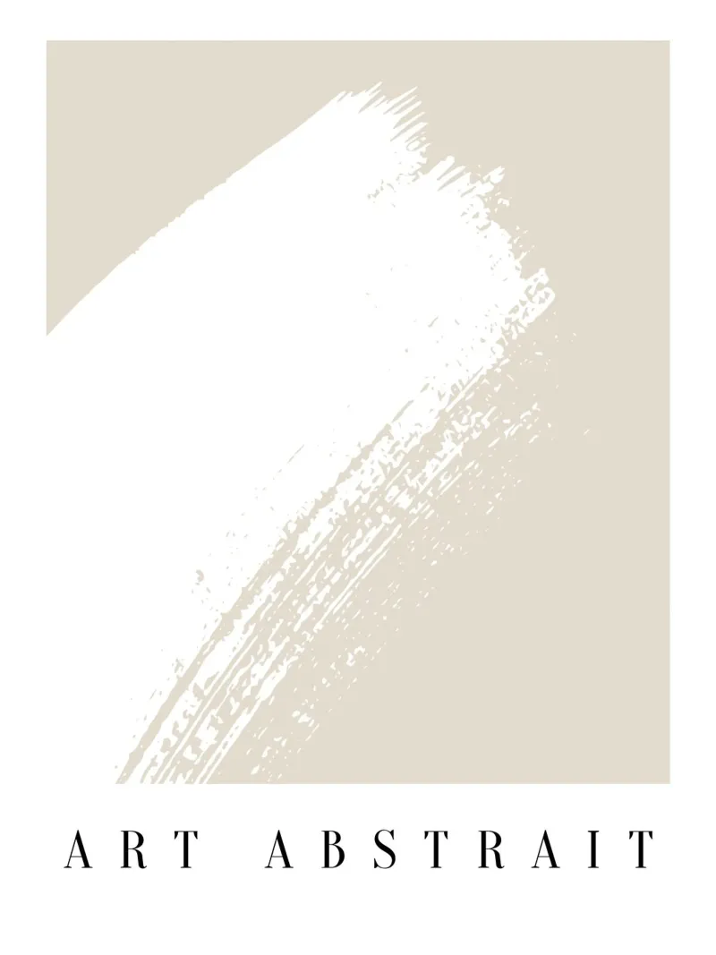White Art poster con telaio in plastica da Mathudace Créas
