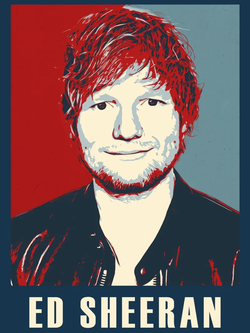 Ed Sheeran pellicola backlit da HopeStudio