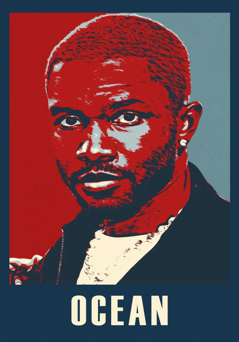 Frank Ocean pellicola backlit da HopeStudio