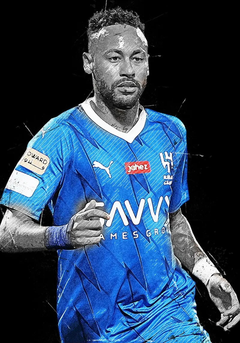 Neymar pellicola backlit da tenten
