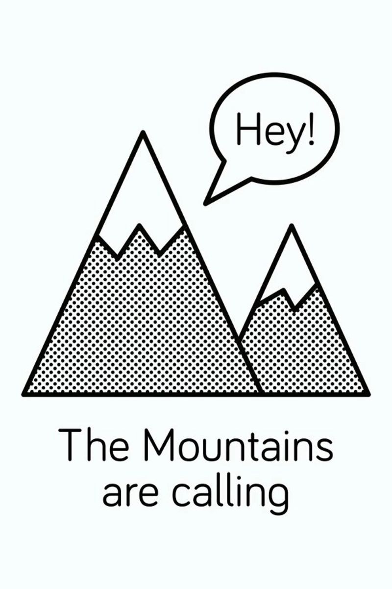 Mountains Poster von Chris Wharton