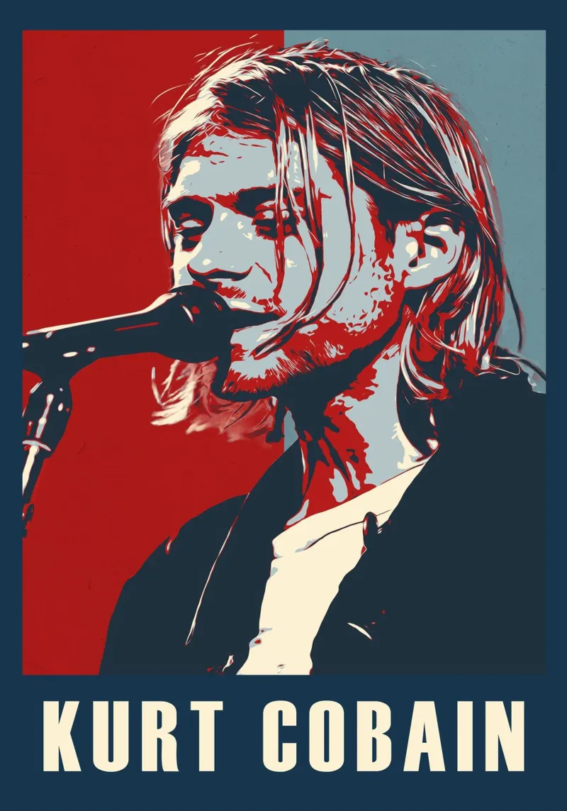 Kurt Cobain pellicola backlit da HopeStudio