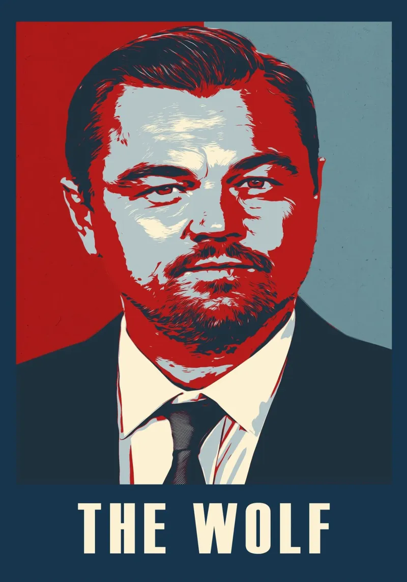 leonardo dicaprio pellicola backlit da HopeStudio