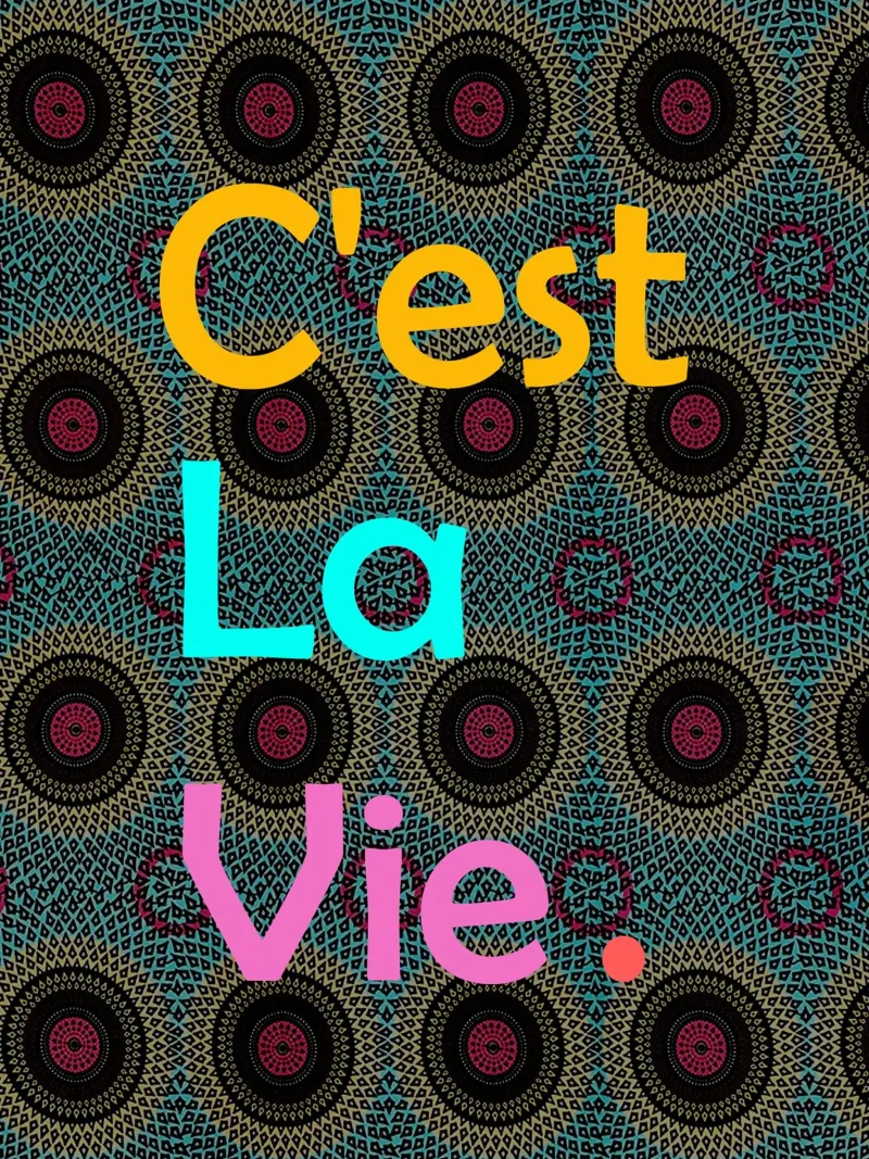 C'est la vie carta hahnemühle da Mathudace Créas