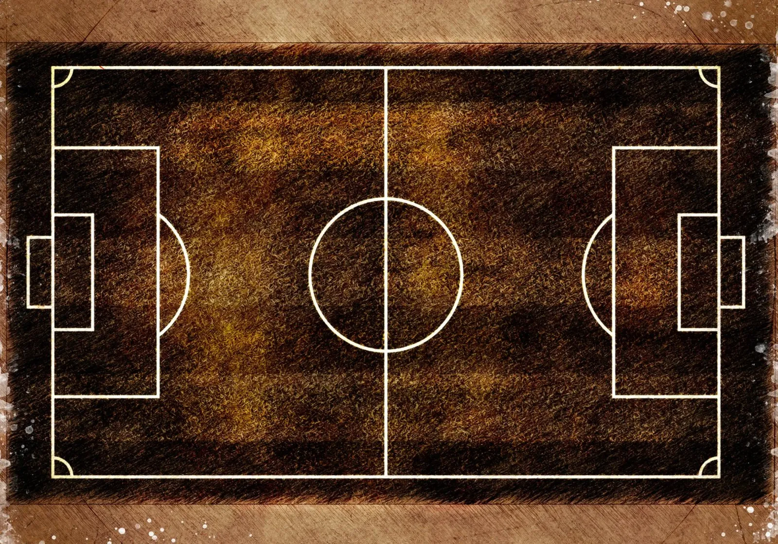 Soccer player game sport art canvas with Floater frame by Justyna Jaszke JBJart