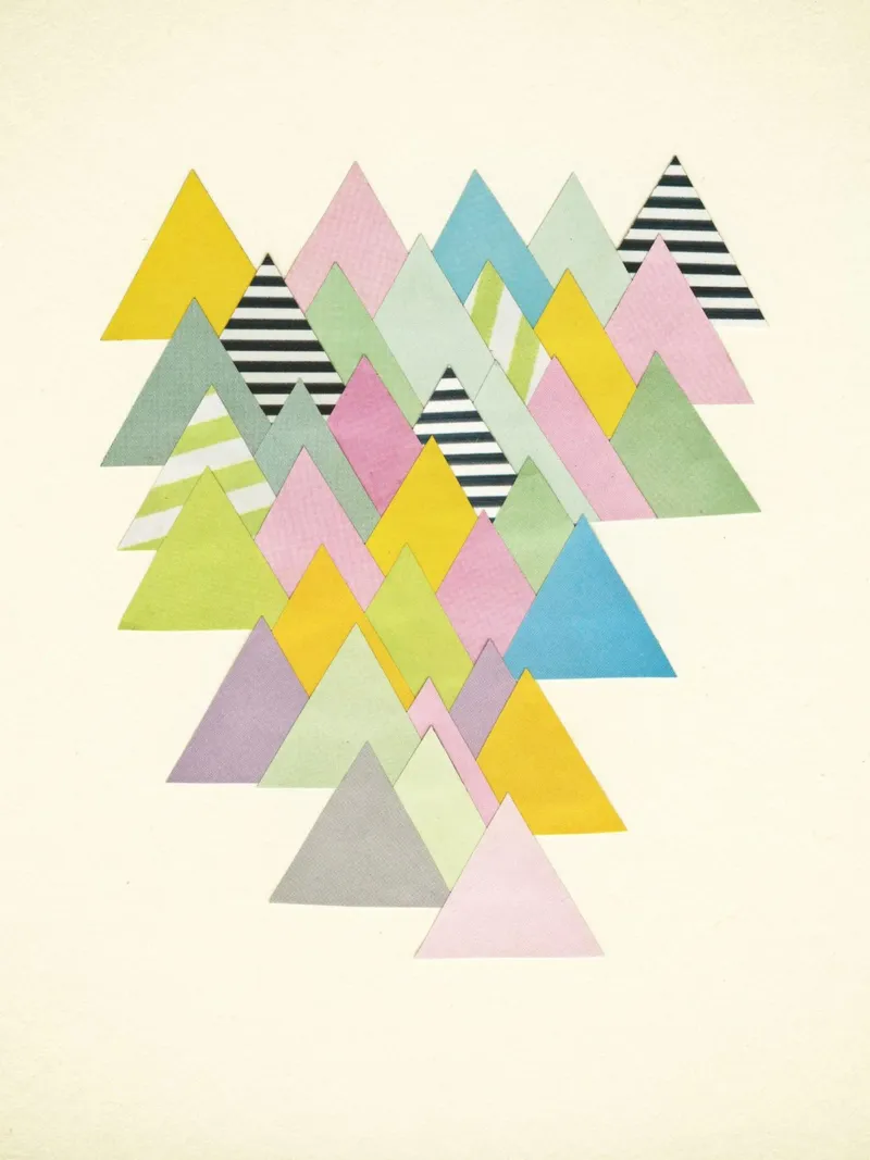 Alpi francesi carta hahnemühle da Cassia Beck Collage