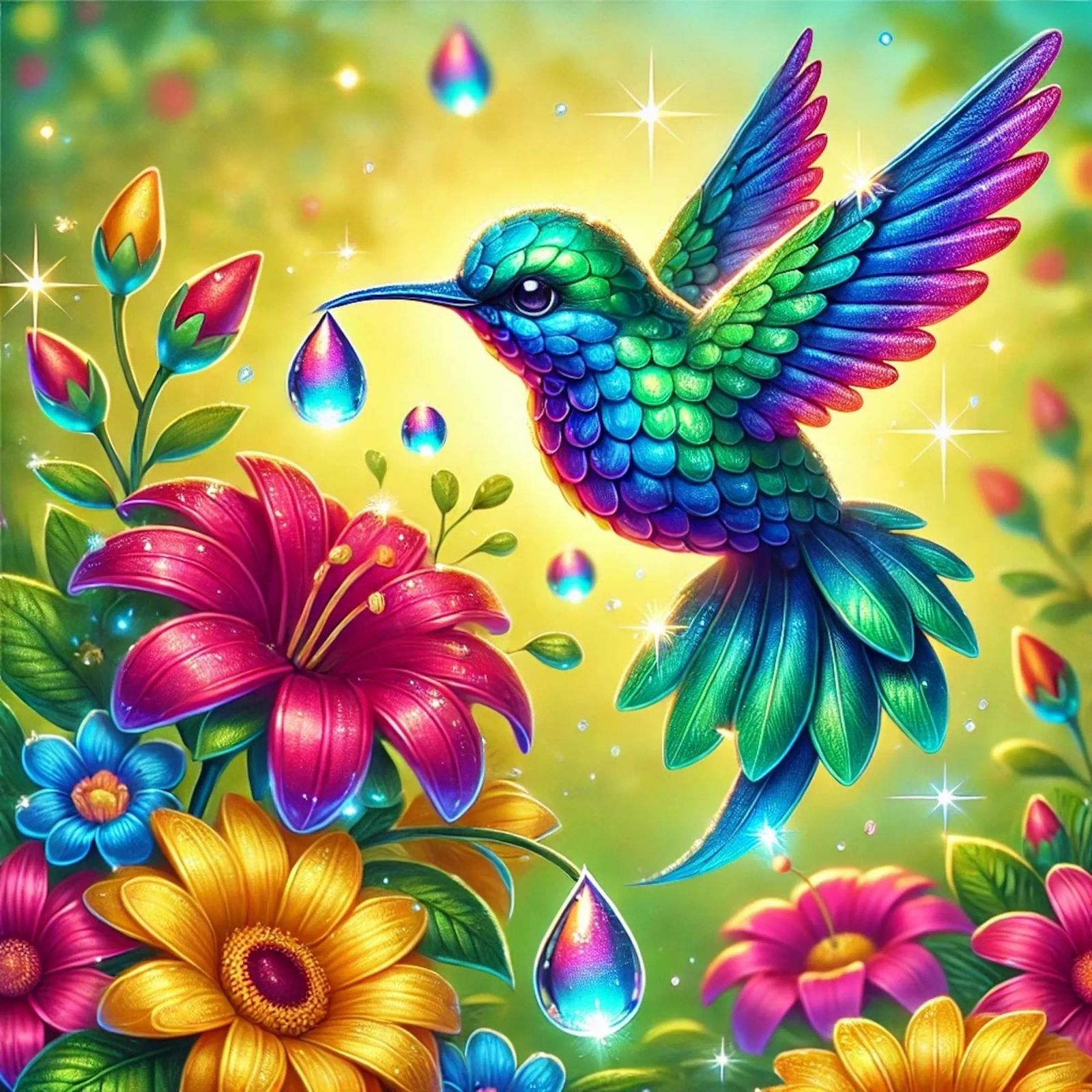 Jewel of the Tropics poster by FluffyToons