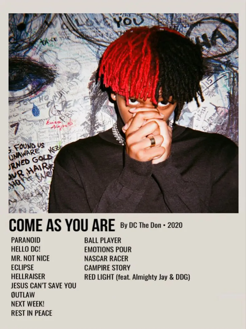 COME AS YOU ARE By DC The Don - 2020 plexiglass da SoundStudio