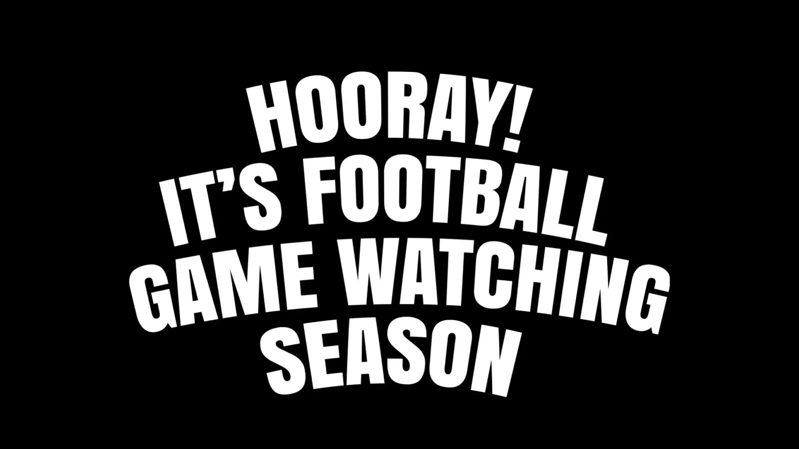 Hooray. It's football game watching season pellicola backlit da happieeagle