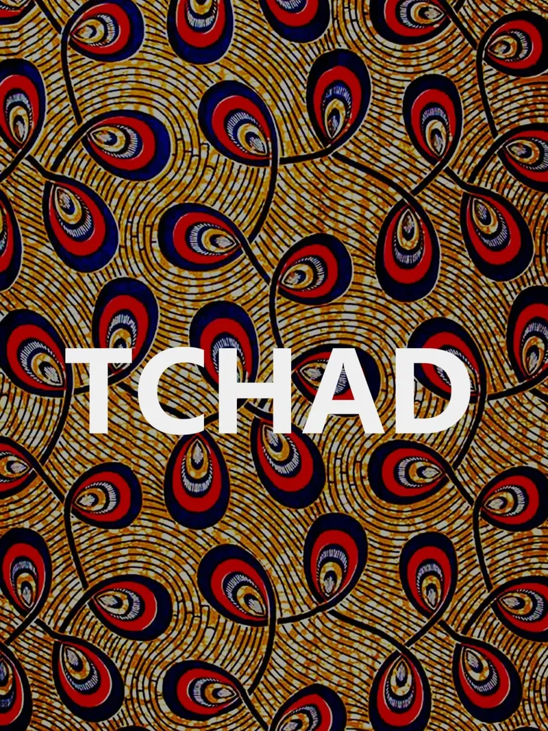 Tchad poster con telaio in plastica da Mathudace Créas