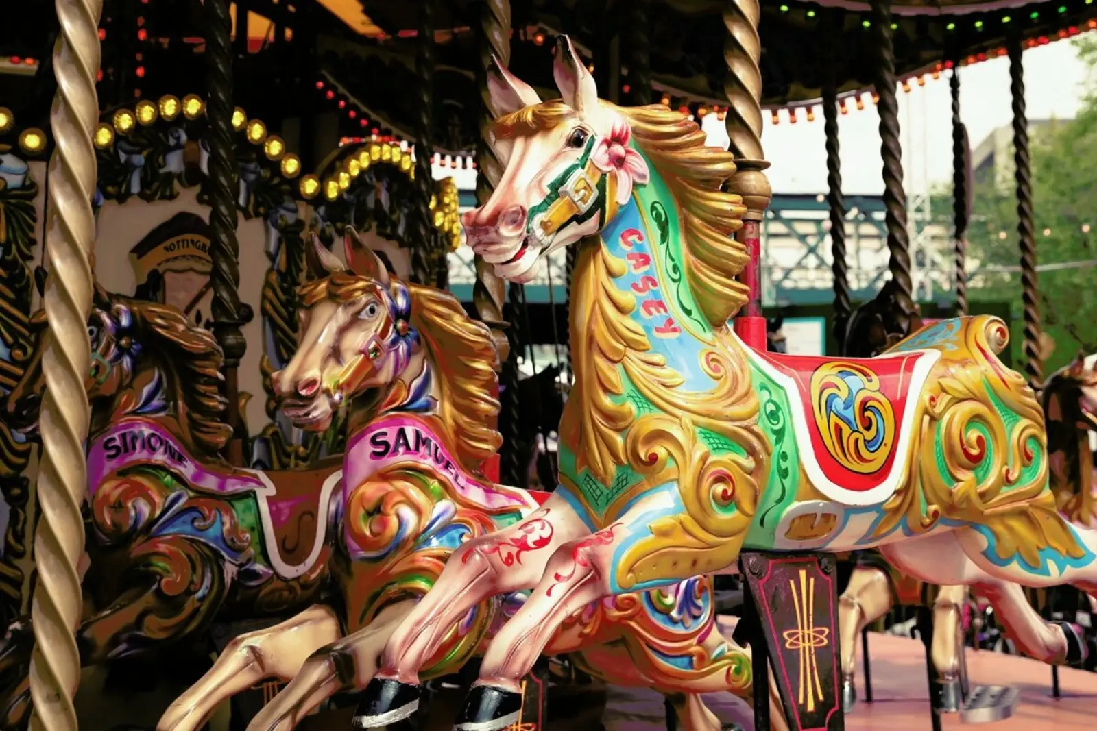 London Horse poster with plastic frame by Flo Klein