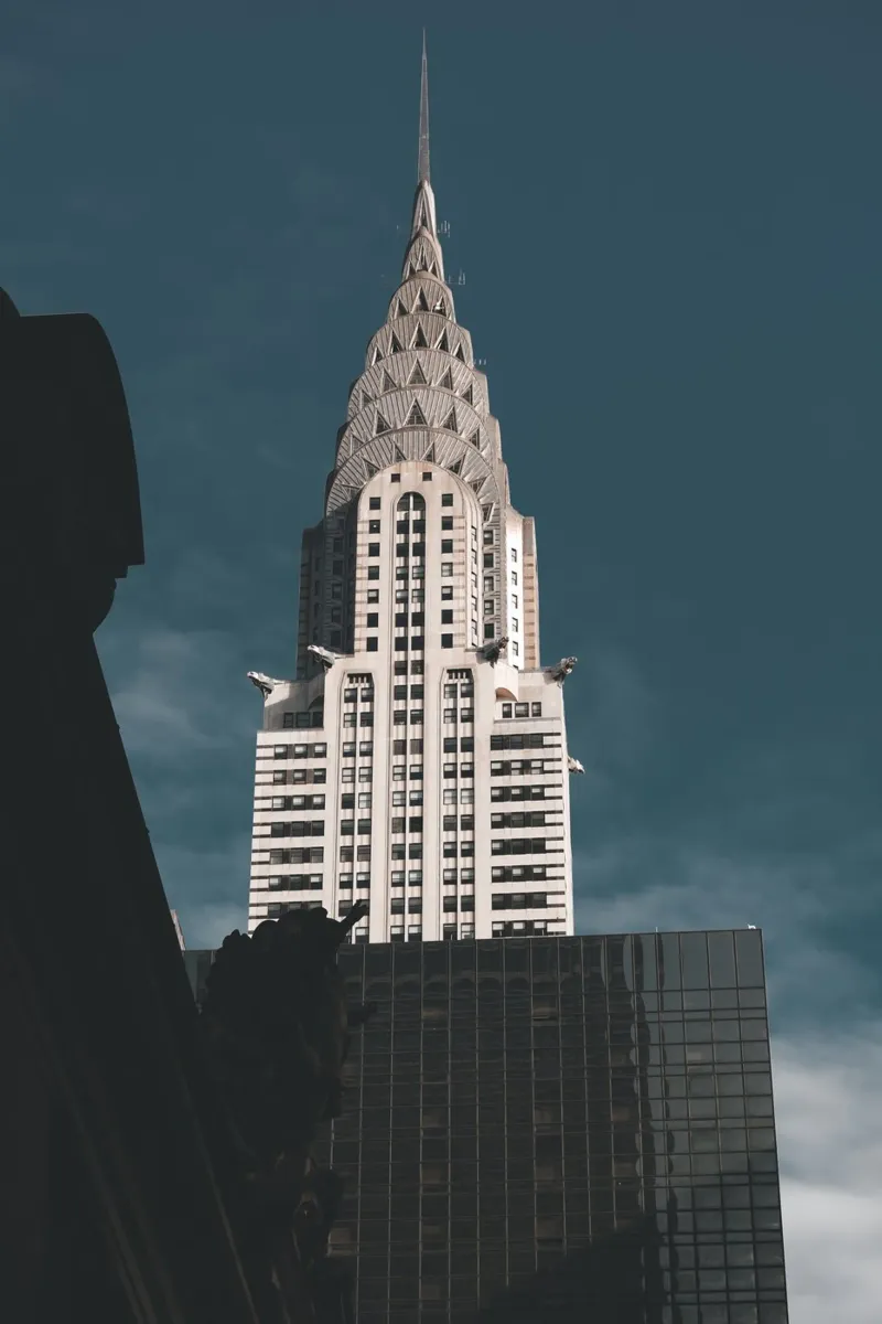 l'iconico Chrysler Building carta hahnemühle da fokusfernweh