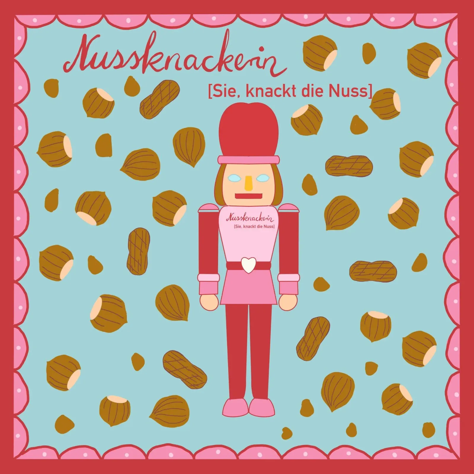 Nussknackerin - Sie, knackt die Nuss pellicola backlit da Miris bunte Modewelt