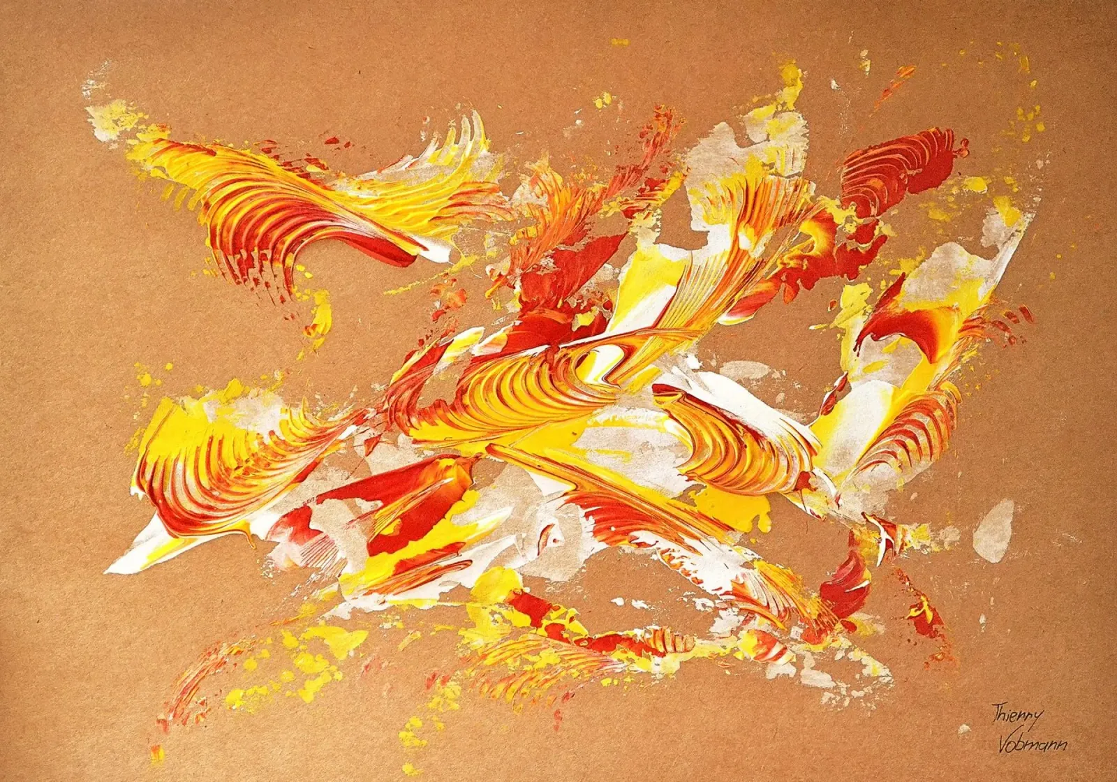 NATURAL STYLE 15 pellicola backlit da Thierry Vobmann Abstract painting