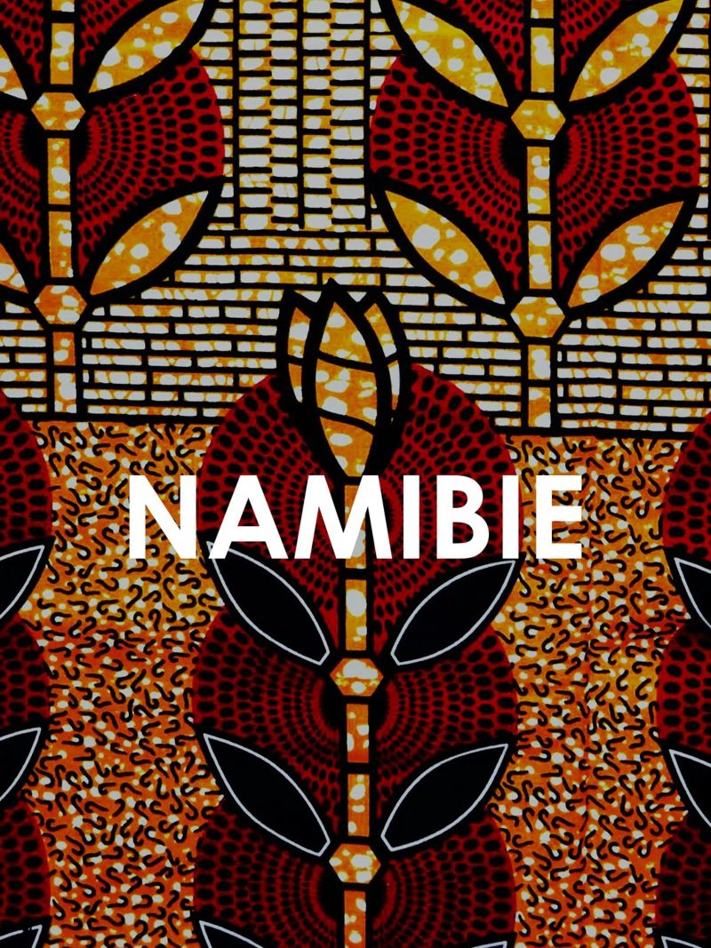 Namibie poster with aluminum frame by Mathudace Créas