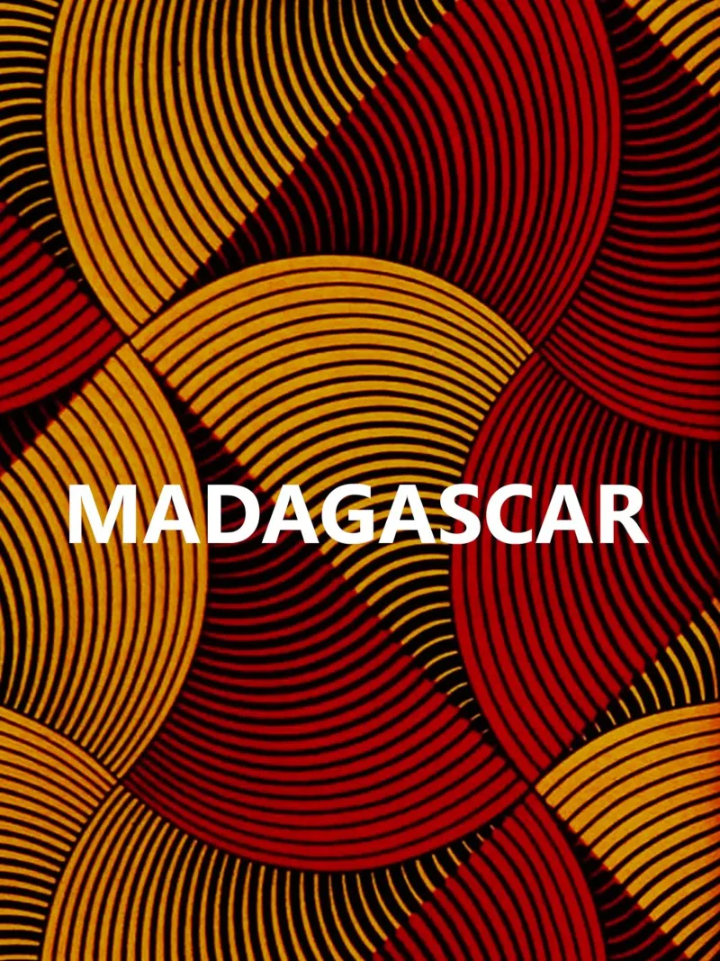Madagascar tela con Cornice a cassetta da Mathudace Créas