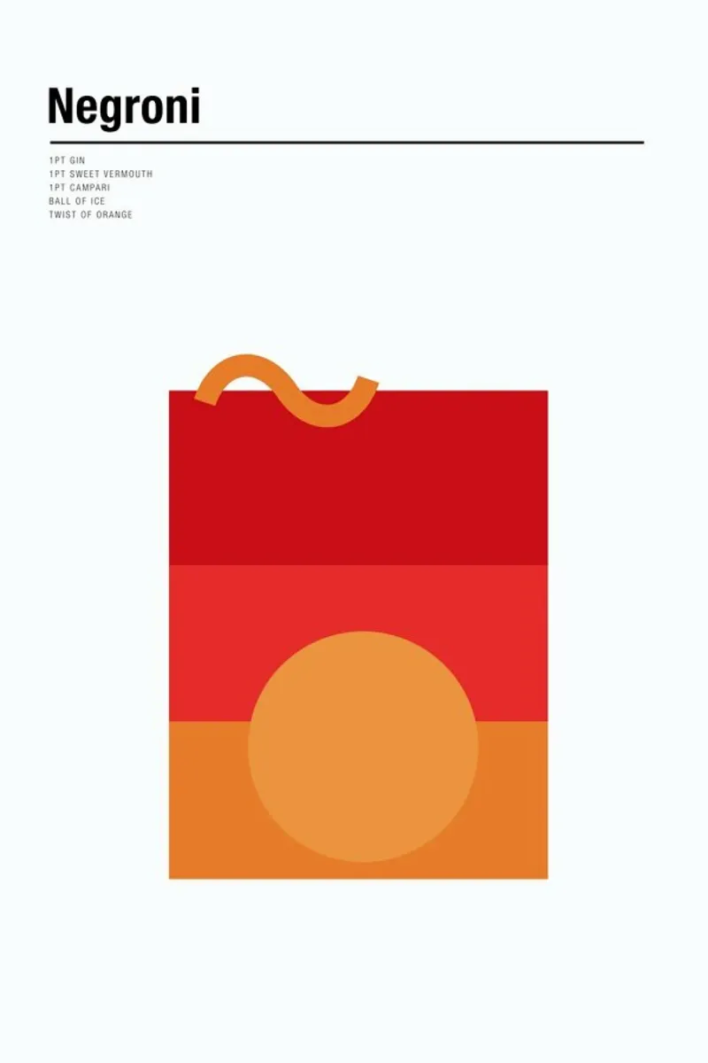 Negroni tela con Cornice a cassetta da Nick Barclay