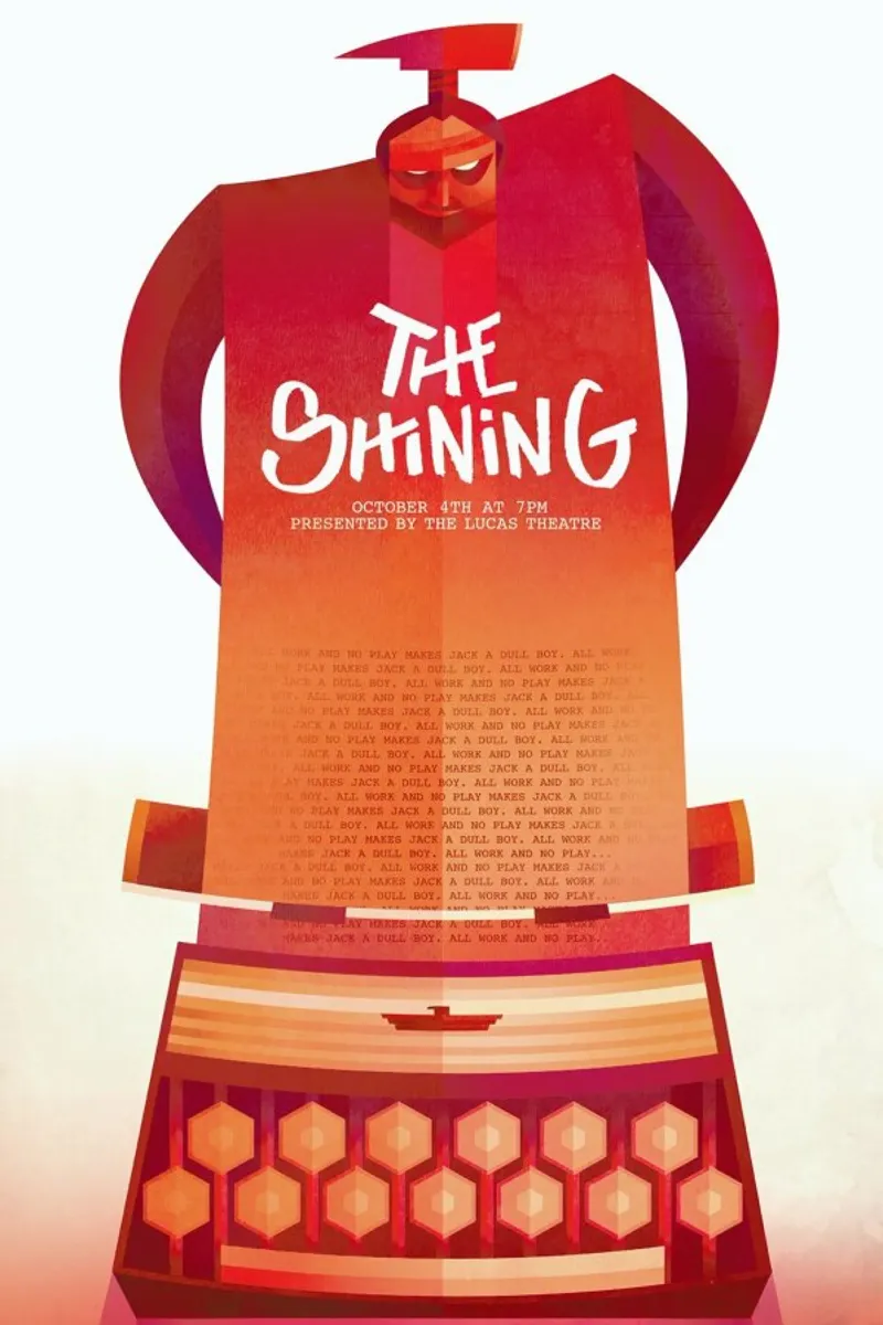 The Shining pellicola backlit da Sean Loose