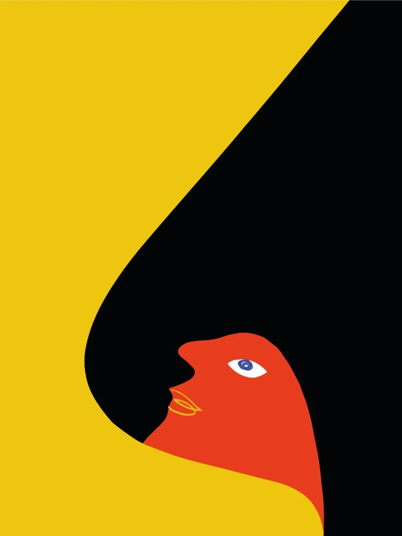 Colourful Abstract Bird - Modern & Dynamic canvas by Whole©