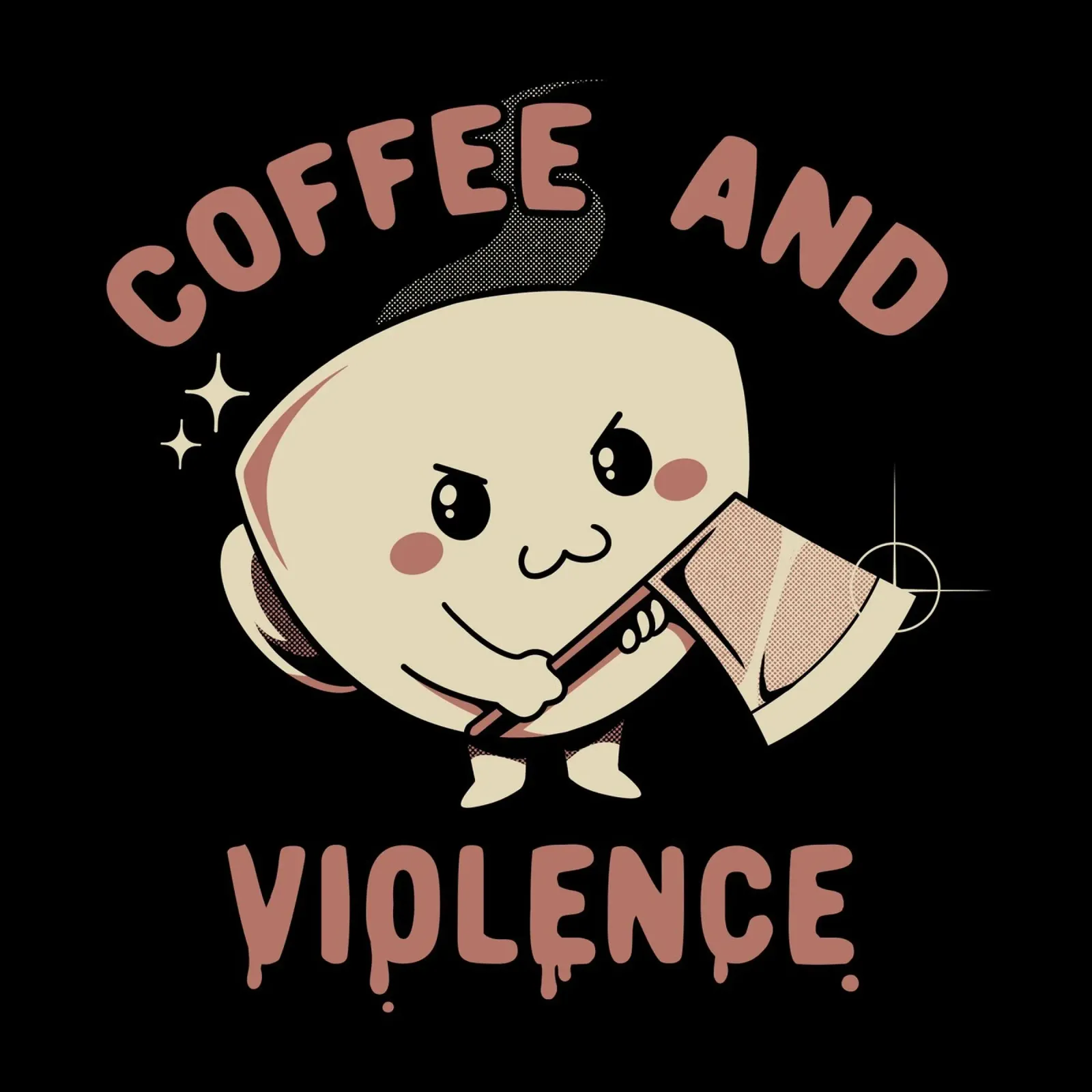 Caffè e violenza pellicola backlit da Tobe Fonseca