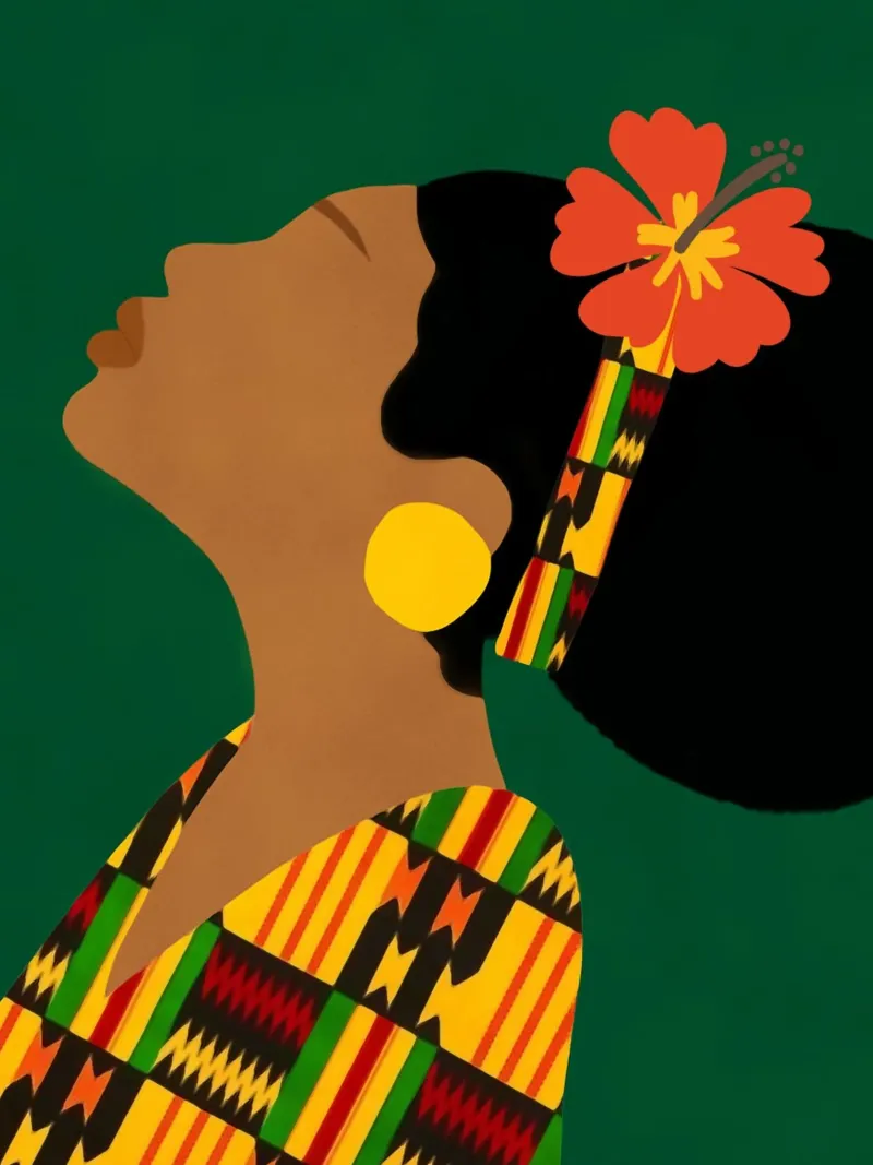 Afro Bold pellicola backlit da Mathudace Créas